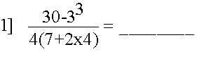 ALGEBRA SUCCESS QUESTION 1