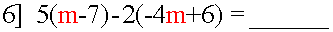 ALGEBRA SUCCESS QUESTION 6