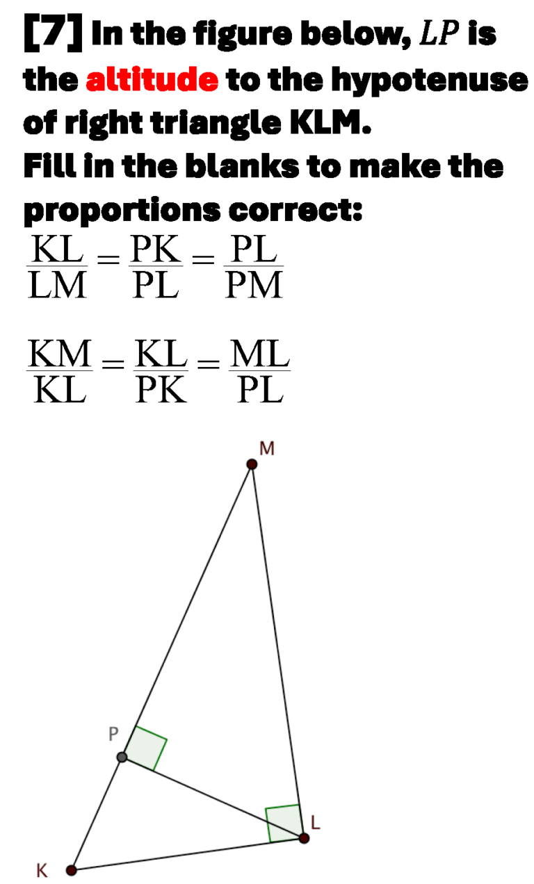 GEOMETRY SUCCESS SOLUTION TO QUESTION 7